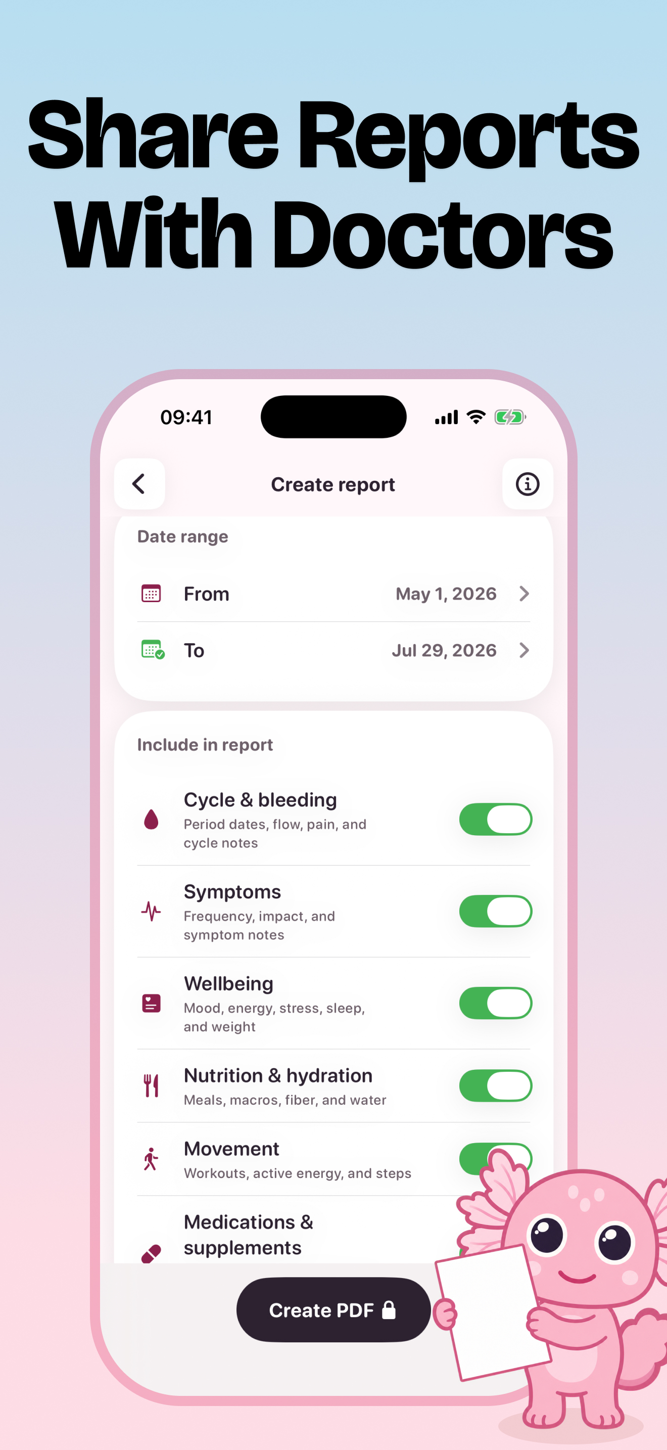 PCOS Period Tracker • Folli screenshot 9