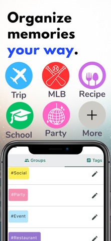 Relationship Journal｜Memorio iPhone screenshot