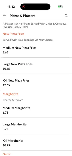 Romeos Pizzeria. screenshot 3