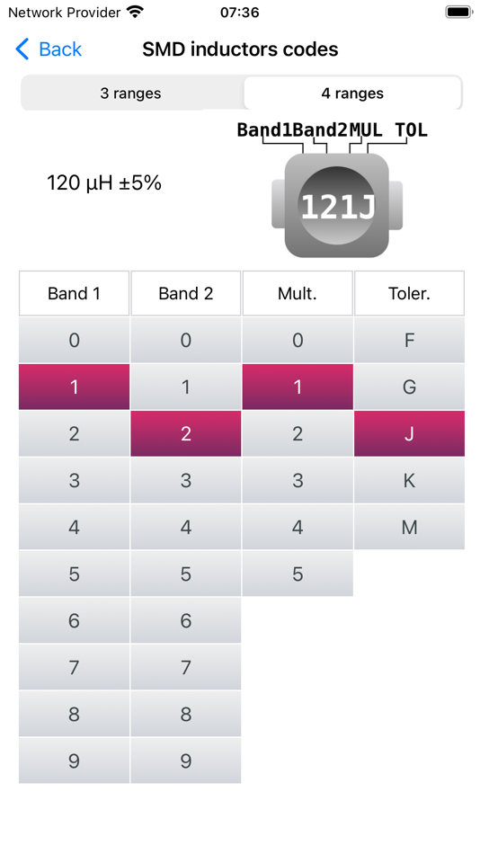 #9. Electronic Component Codes (iOS) 게시자: ALG Software Lab