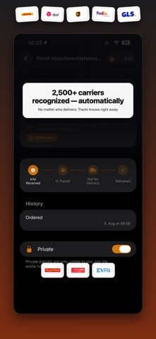 Trackr: Package Tracker Screenshot 4 of 8