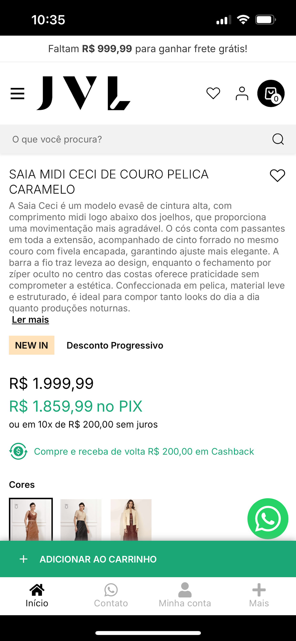 Use JVL – Couro Premium