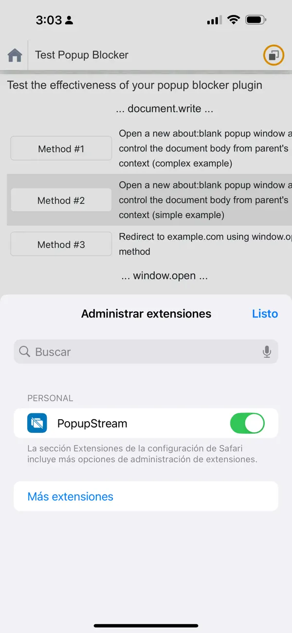 Screenshot #1 pour PopupStream