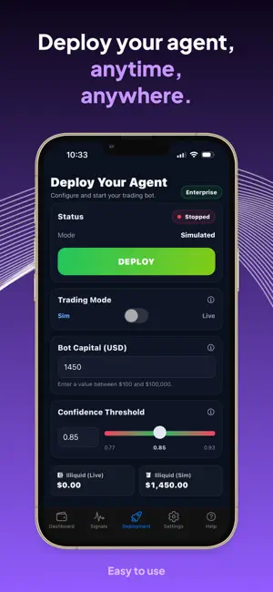 BeNow: AI Crypto Trader Bot screenshot 3