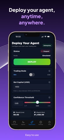 BeNow: AI Crypto Trader Bot Screenshot 3 of 5