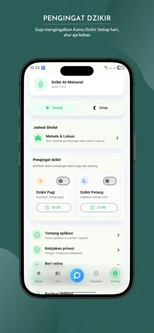 Al Matsurat Dzikir Pagi Petang iPhone screenshot 5