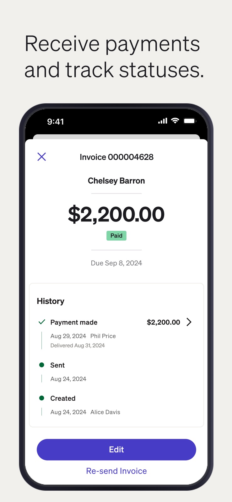 BILL AP & AR Business Payments iphone screenshot 2