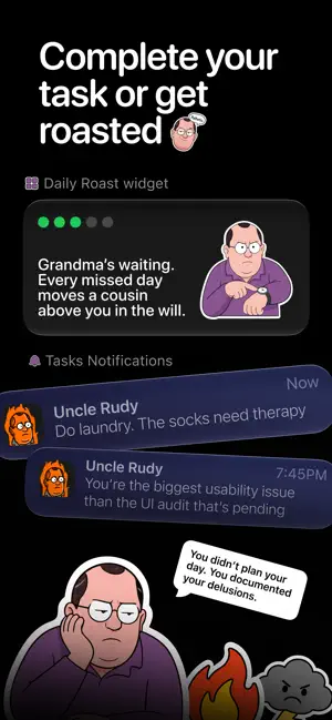 Uncle Rudy: Tasks that roast screenshot 2