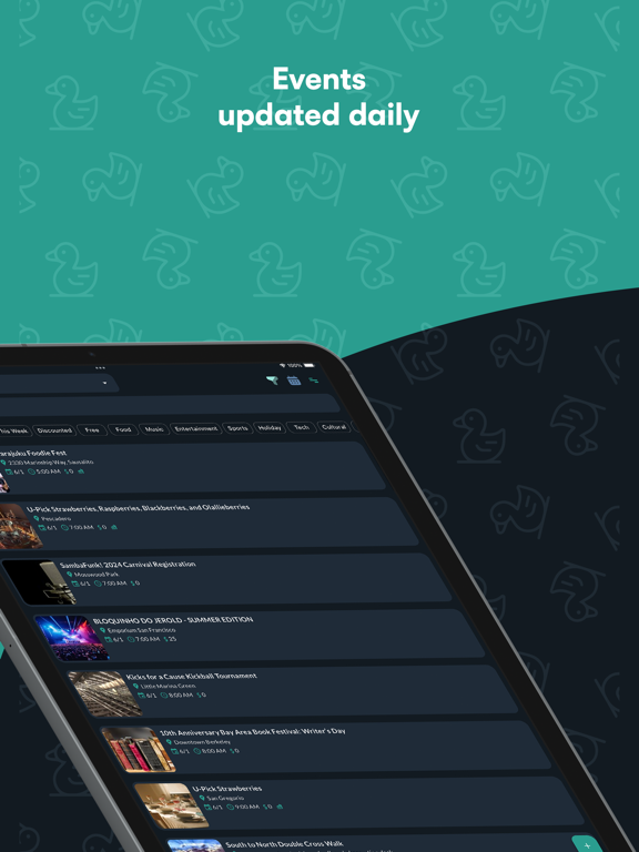 Watevent: Local Fun Events iPad screenshot 3 - Magazines & Newspapers app