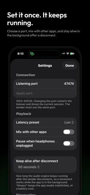 TetherAudio screenshot 3