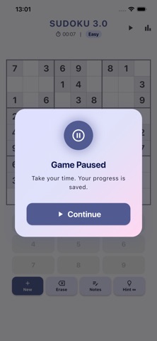 Sudoku 3.0 screenshot