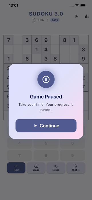 Sudoku 3.0 Screenshot 3 of 3