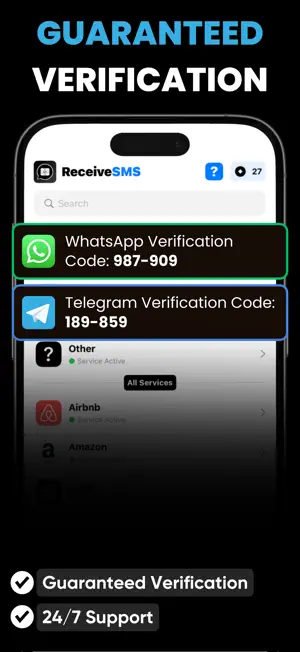 Virtual Number & Receive SMS screenshot 3