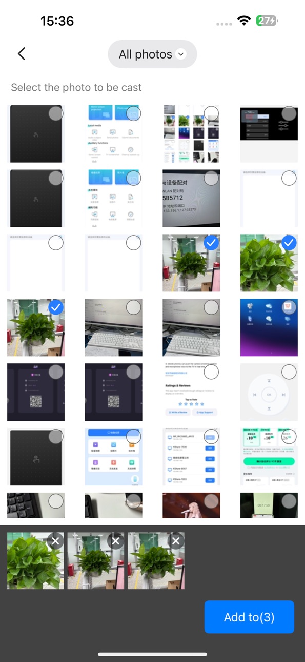iPhone screenshot
