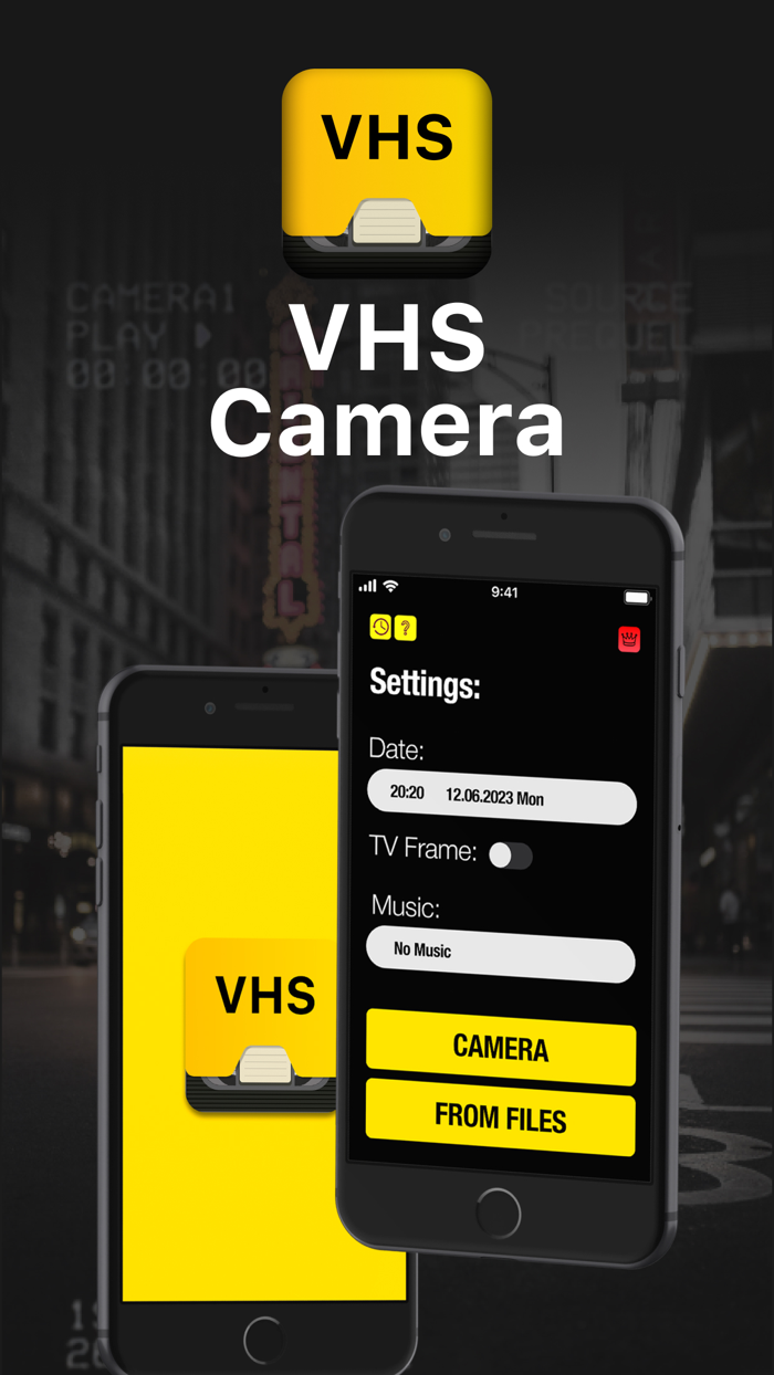 VHS Camera Retro 90s Video