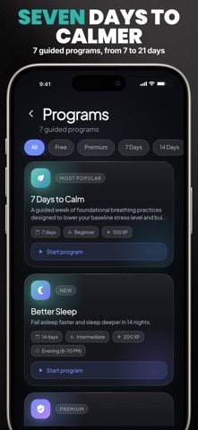 Zephyr: Breathing Exercises Screenshot 8 of 10