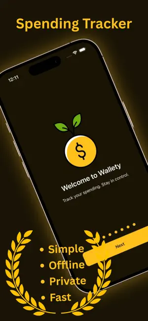 Spending Tracker: Wallety 截图
