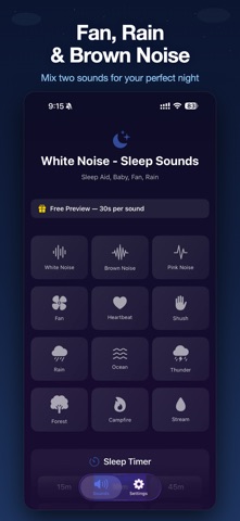White Noise: Deep Sleep Timer Screenshot 3 of 4