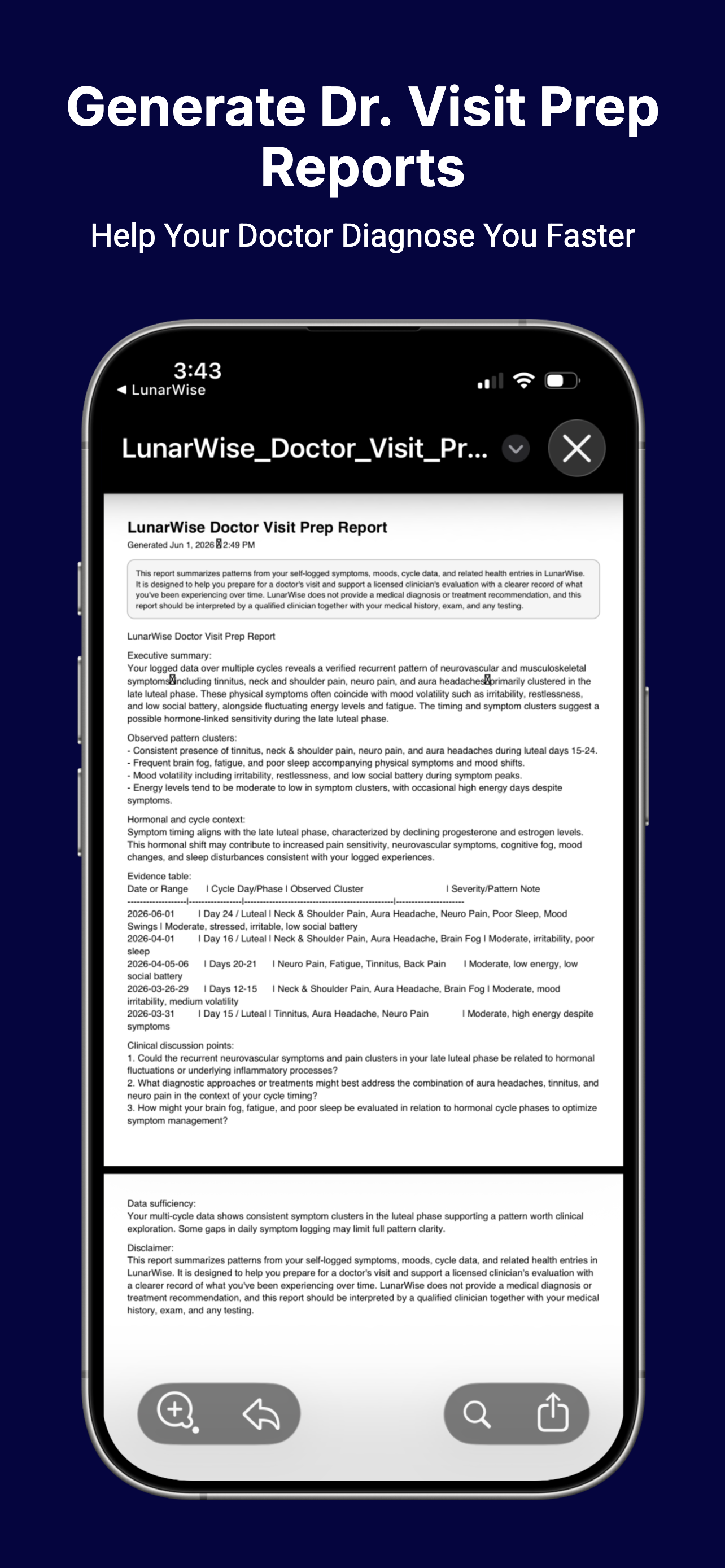 LunarWise Hormone Health AI screenshot 7