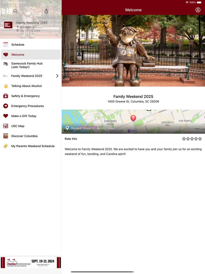 #2. USC Parent & Family Programs (iOS) Podle: University of South Carolina