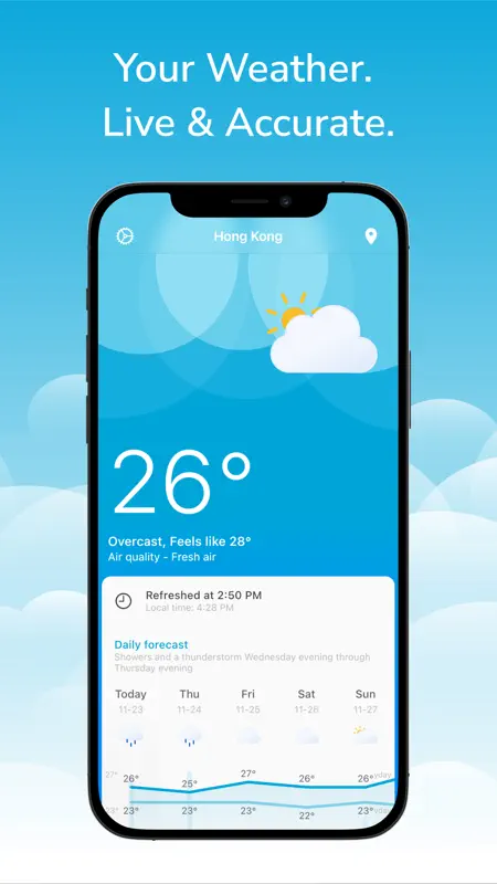 Weather Radar: Forecast Live screenshot 1 of 6