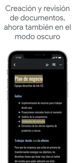 Captura de pantalla de Documentos De Google en iPhone 4