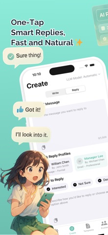 AutoScribe: AI Reply Keyboard Screenshot 1 of 5