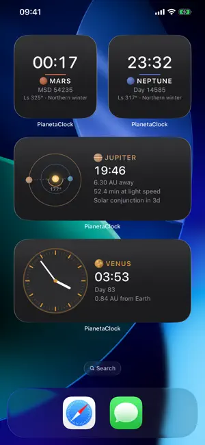 PianetaClock screenshot 2
