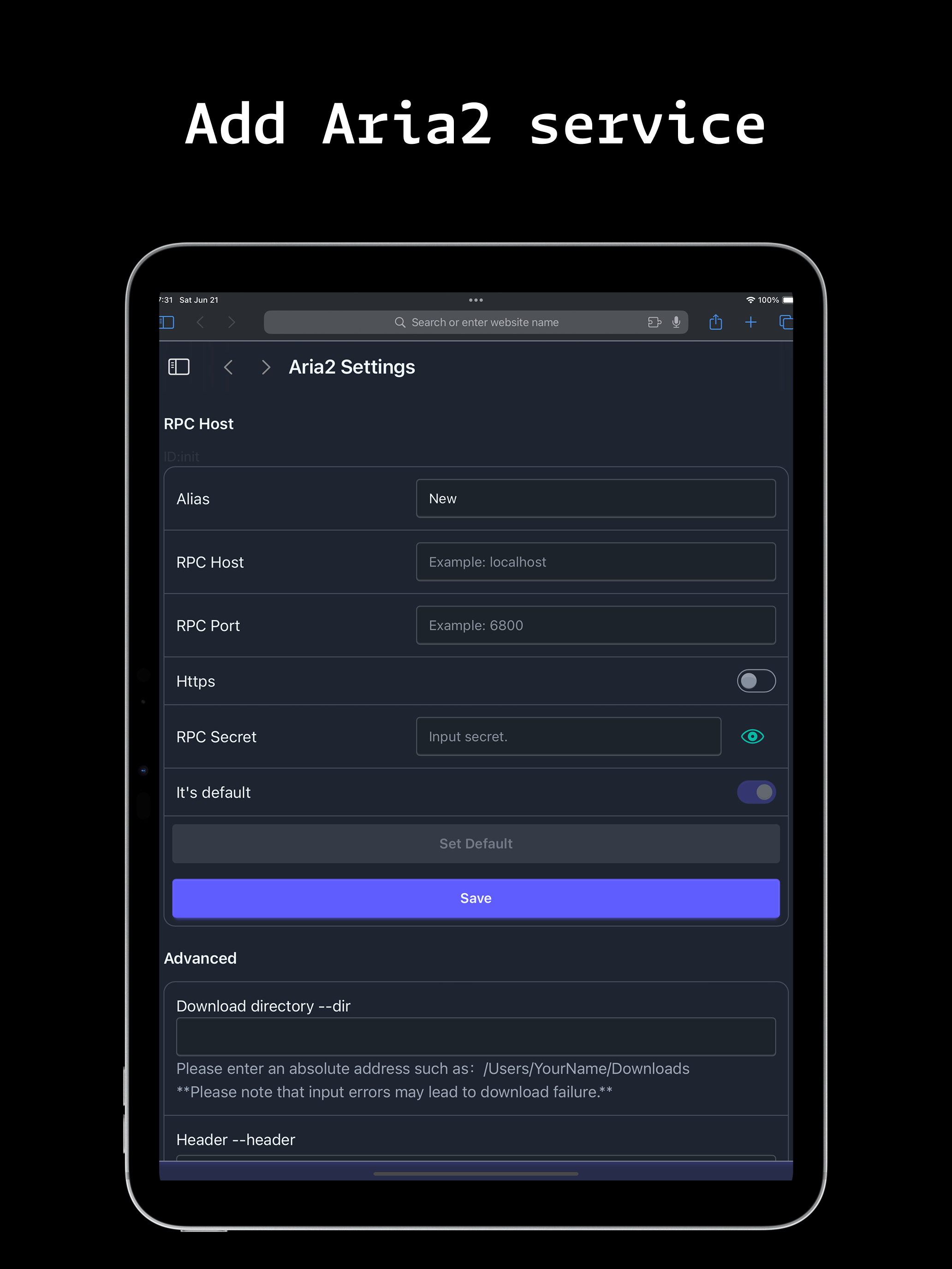 Aria2 Helper screenshot 6
