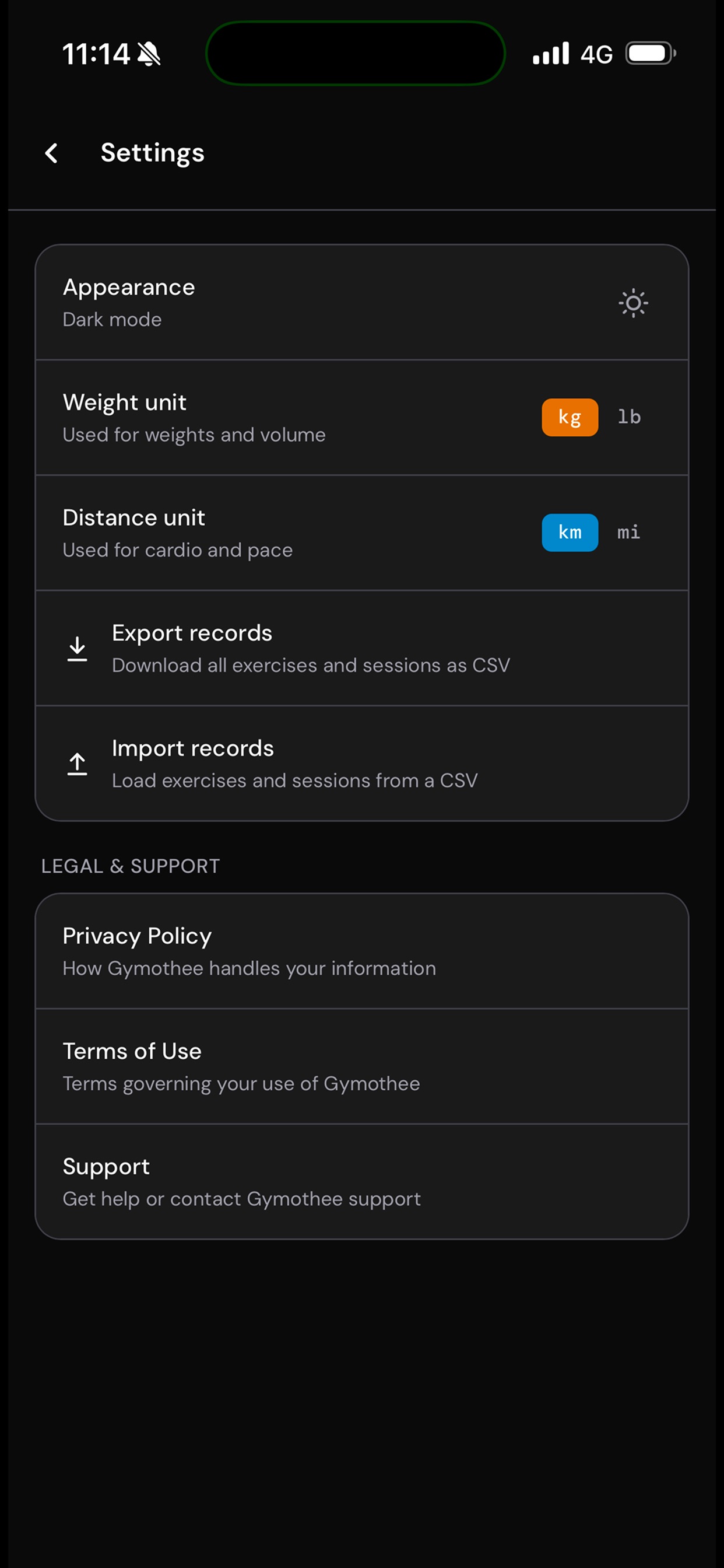 Screenshot 5 of Gymothee: Workout Tracker