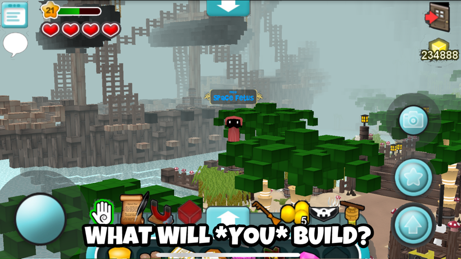 #4. Cubic Castles - Sandbox MMO (iOS) 由: Cosmic Cow