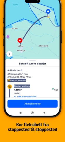 Movia Nærbus - bestil din bus iPhone screenshot