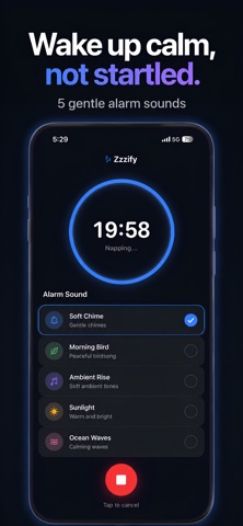 Zzzify - Nap Timer & Sleep iPhone screenshot