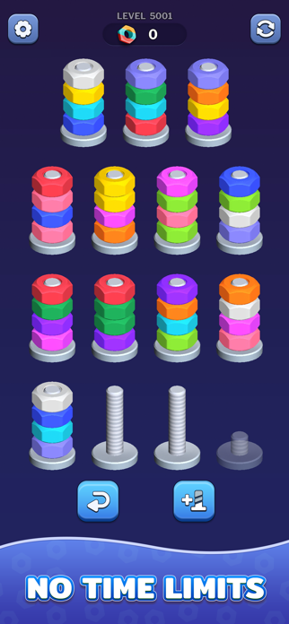 Nut Sort Games - Color Sorting Screenshot 4 of 8