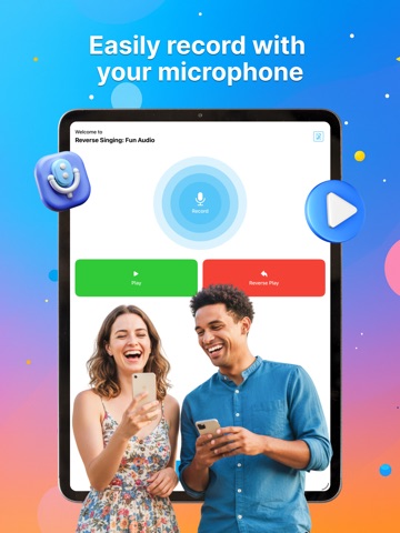 Reverse Singing: Fun Audio iPad screenshot