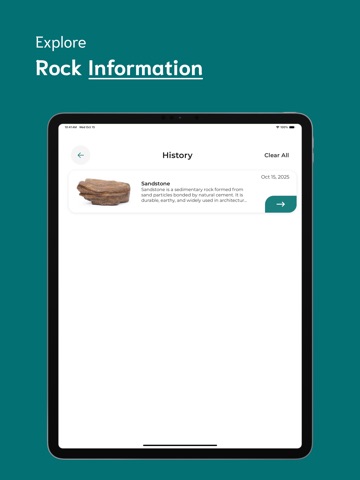 Rock Identifier - RI iPad screenshot
