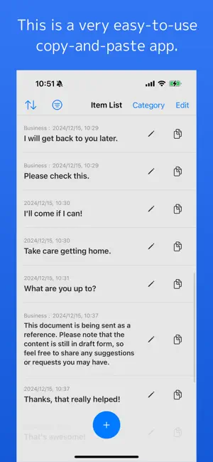 CopyAndPaste Manager screenshot 1