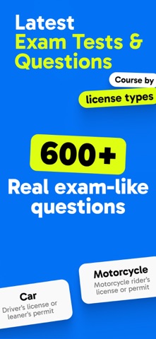 NY Dmv: Permit practice tests screenshot