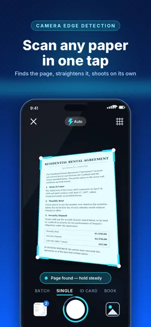 Scan & Sign PDF Scanner screenshot 1