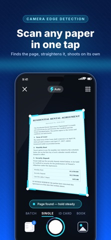 Scan & Sign PDF Scanner iPhone screenshot