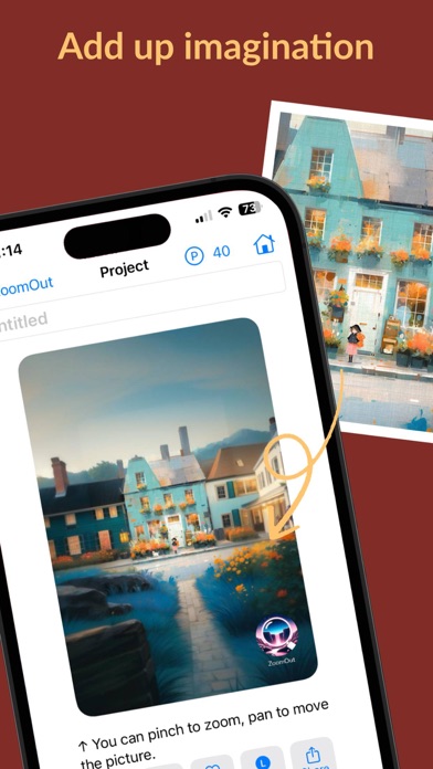 ZoomOut - Out paint your photo Screenshot