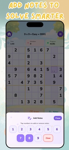 Sudoku – Smart Little Bunnies iPhone screenshot