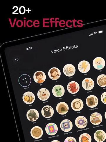 Voice Changer - Auto Tuner iPad screenshot