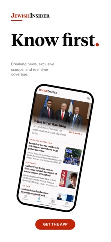 Jewish Insider iPhone screenshot 1