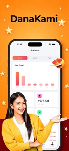 Danakami - Voting statistics iPhone screenshot 4