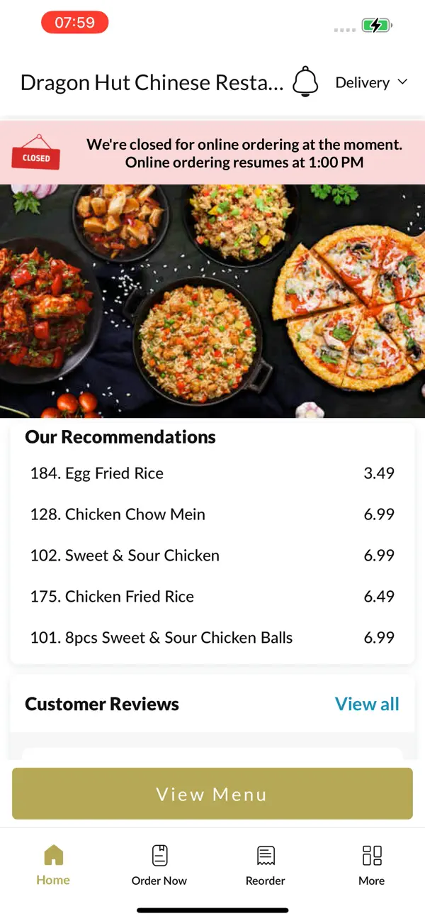 Screenshot #2 pour Dragon Hut Chinese Restaurant