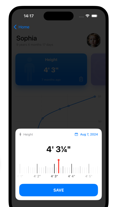 GrowNote - Kids Growth Tracker Screenshot