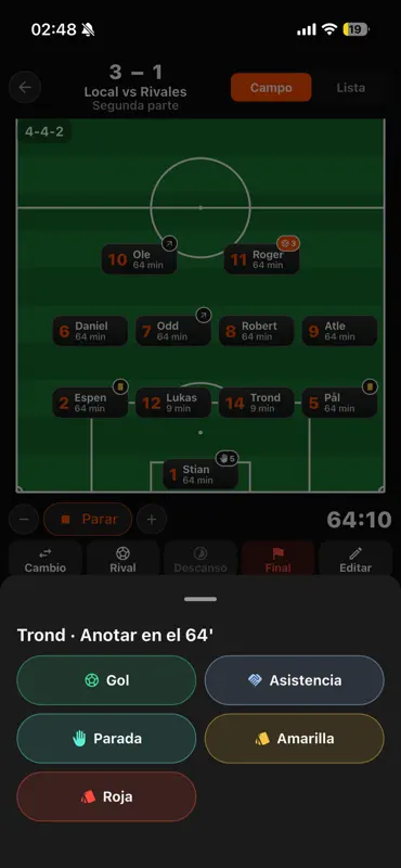 Sideline: Fútbol screenshot 2 of 6