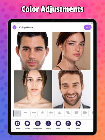 Collage Maker | Photo Editor * iPad screenshot