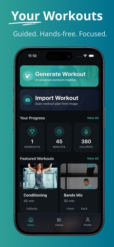 Workout Planner - Fitness Gen screenshot